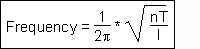 Resonant Frequency Equation